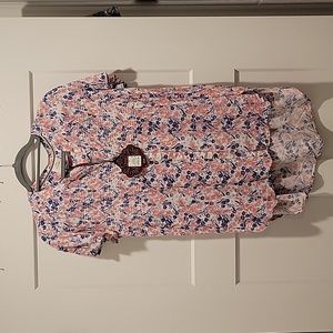 NWT Know Rose Floral Shirt